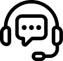 Black square icon with a white checkmark in the center.