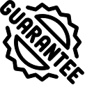Black square icon with a white checkmark in the center.
